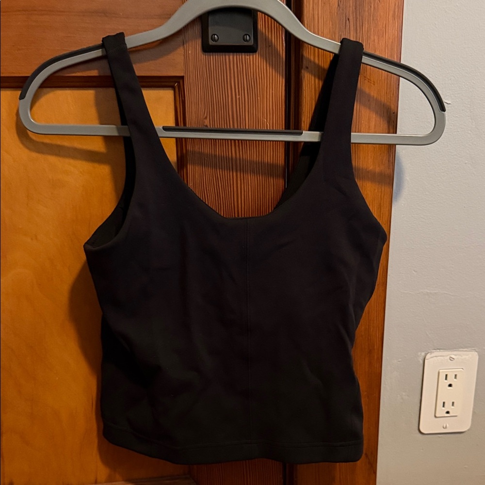 lululemon athletica Glow Up Black Tank Top